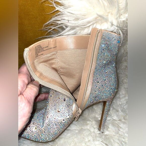 INC International Concepts Reisa 6 Bling Ankle Booties 7.5 - Picture 6 of 11